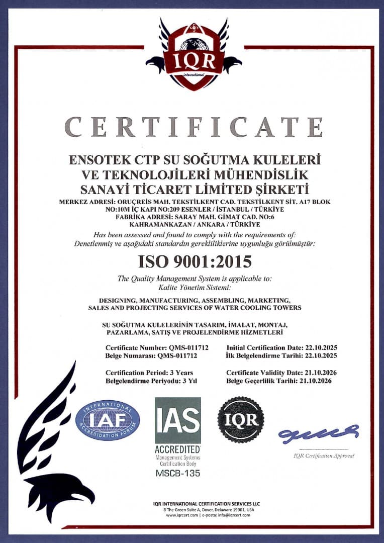 Quality Certificates & Quality Standards 1
